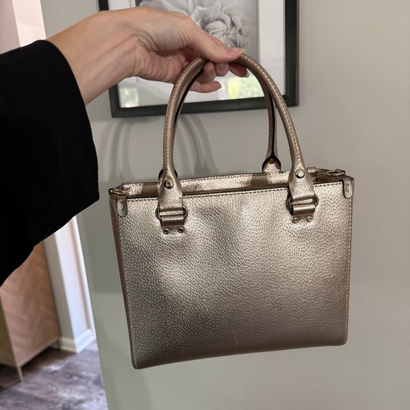 Kate spade metallic pink handbag - Picture 2 of 4